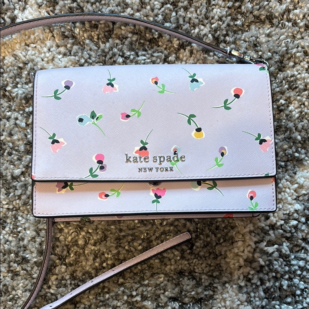 Kate Spade Purple Crossbody Bag with Elegant Design